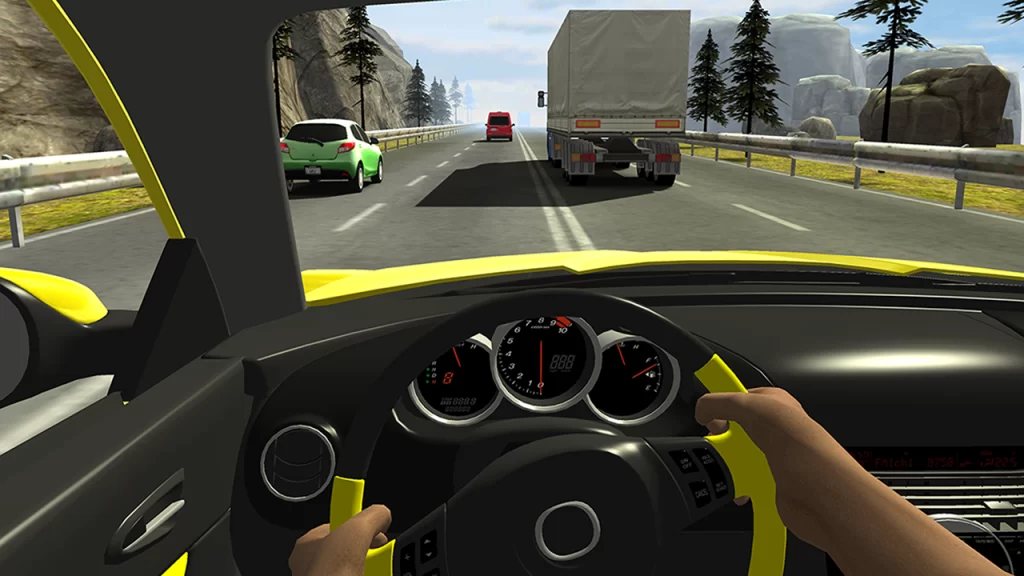 download racing in car 2 mod apk