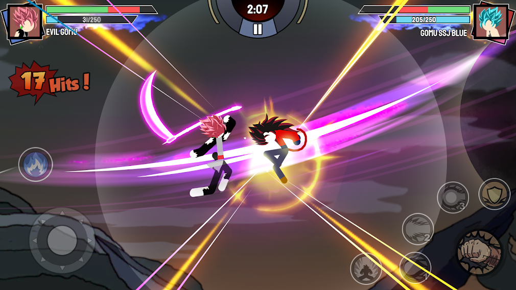Stickman Warriors Mod Apk 1.6.2 Super Dragon Shadow Fight, Full Power 4
