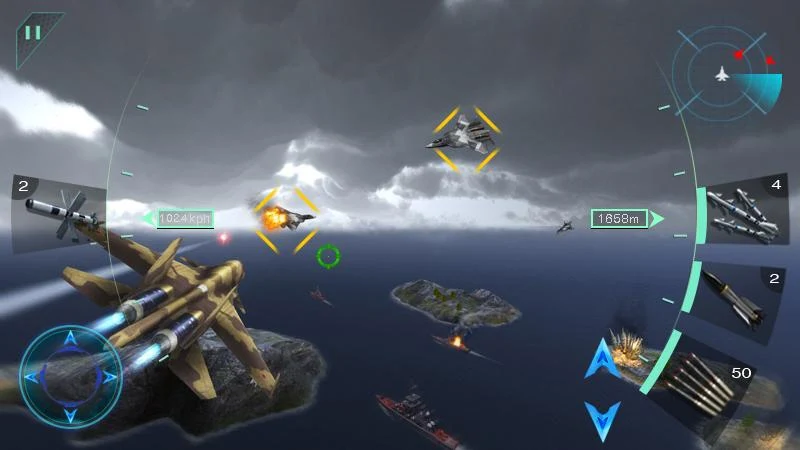 sky fighters 3d mod apk for android