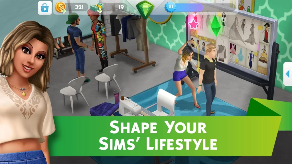 The Sims Mobile modified version